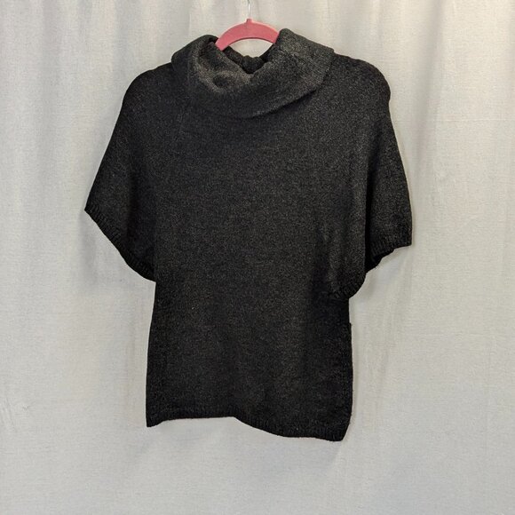 Lucy & Laurel Size XS Dark Gray Mock Turtleneck Sweater - Picture 5 of 10